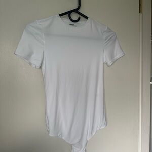 White Short Sleeve Bodysuit